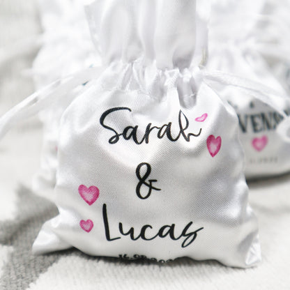 Personalised Name & Date - Wedding Favour Gift Bags