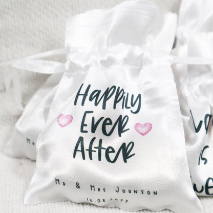 Happily Ever After - Personalised Wedding Favour Gift Bags