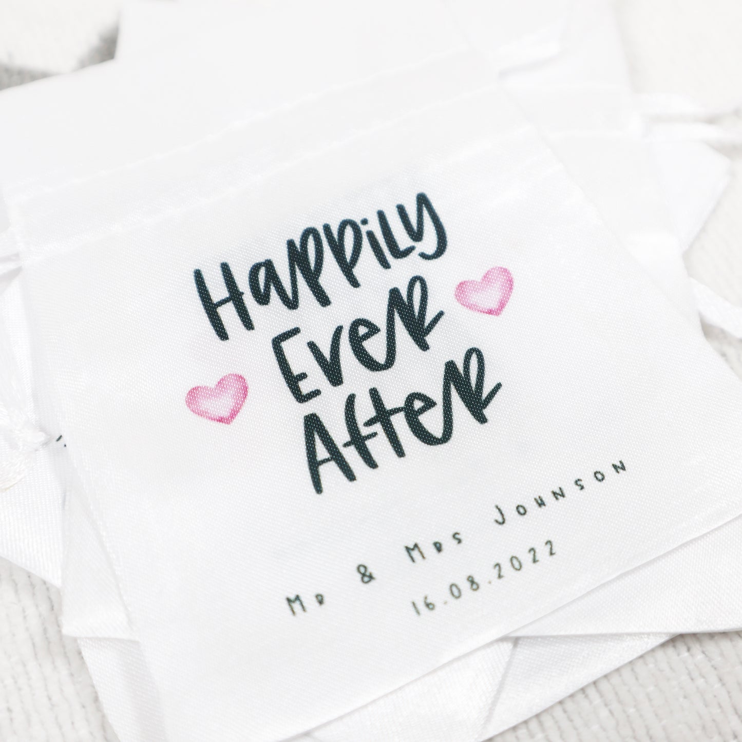 Happily Ever After - Personalised Wedding Favour Gift Bags