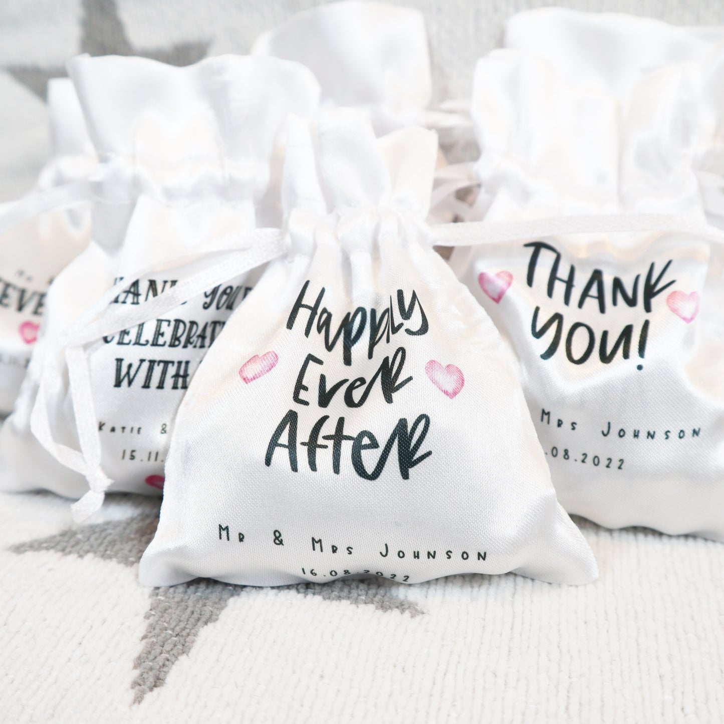 Happily Ever After - Personalised Wedding Favour Gift Bags