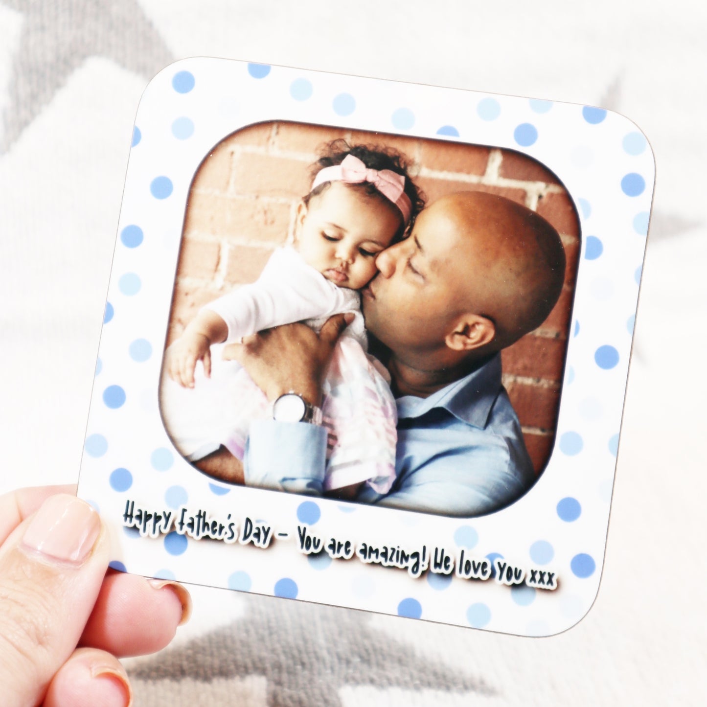 Personalised Message Coaster - Father's Day