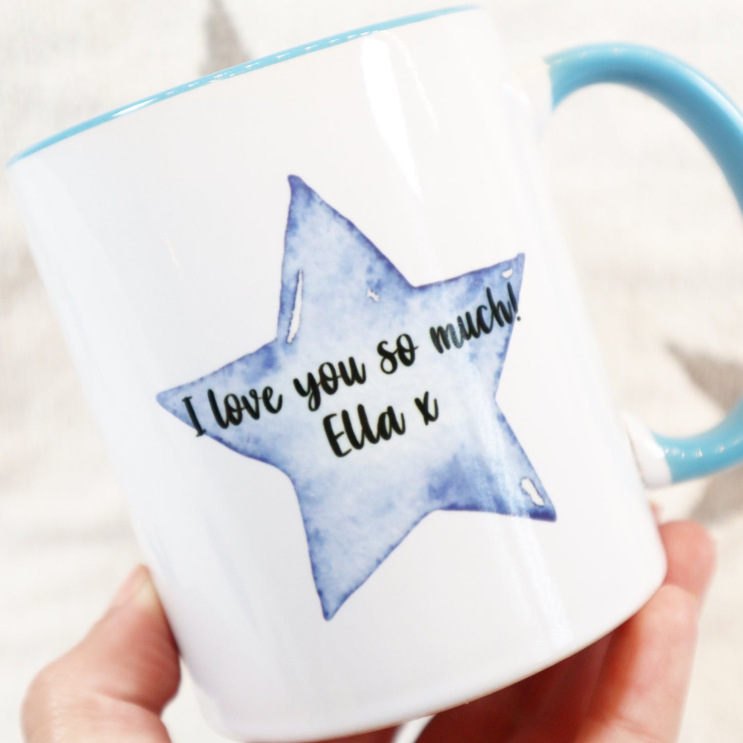 Worlds BEST Dad Message Star Mug