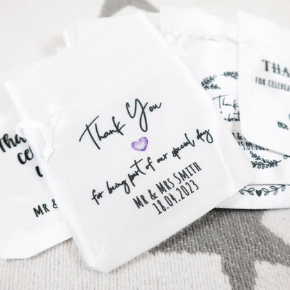 "Thank You" - Wedding Favour Gift Bags