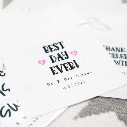 "Best Day Ever" - Wedding Favour Gift Bags