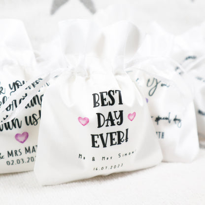 "Best Day Ever" - Wedding Favour Gift Bags