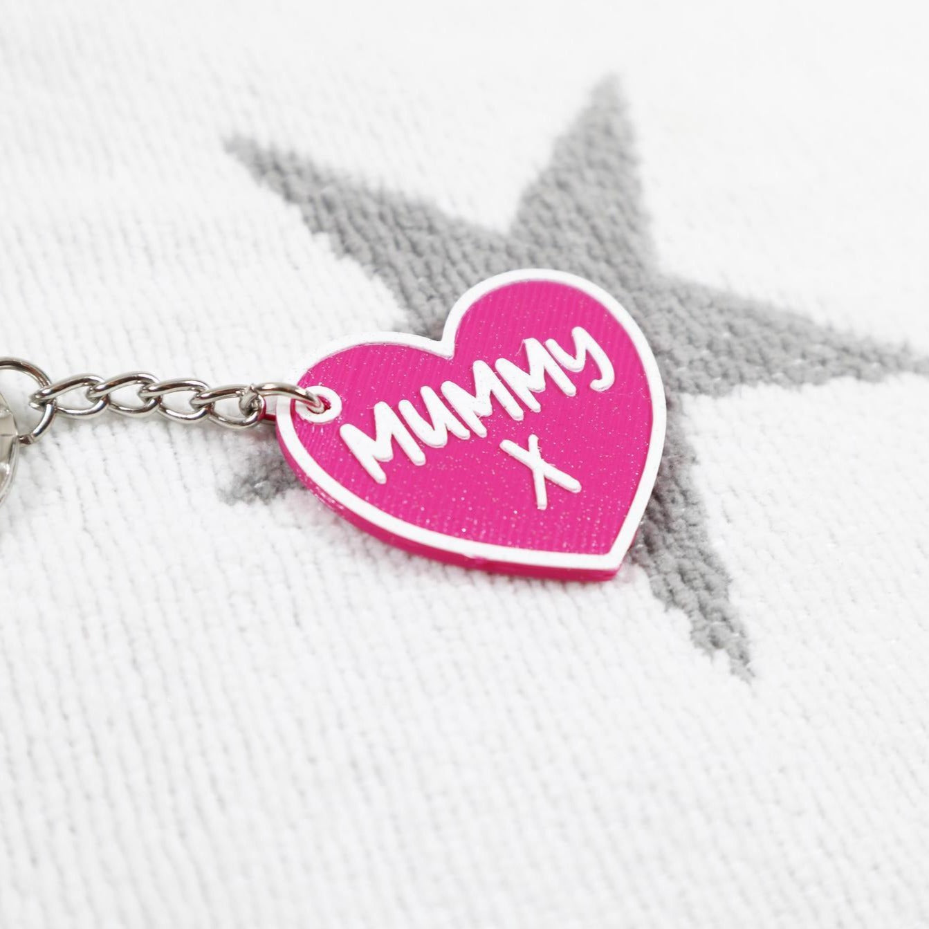 Mum Heart Keyring