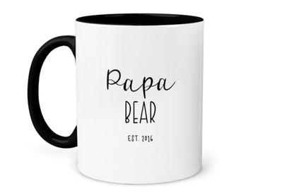 Papa Bear Photo Mug