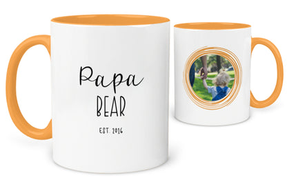 Papa Bear Photo Mug