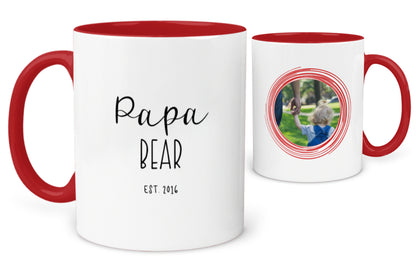 Papa Bear Photo Mug