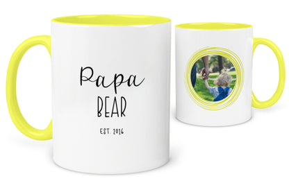 Papa Bear Photo Mug