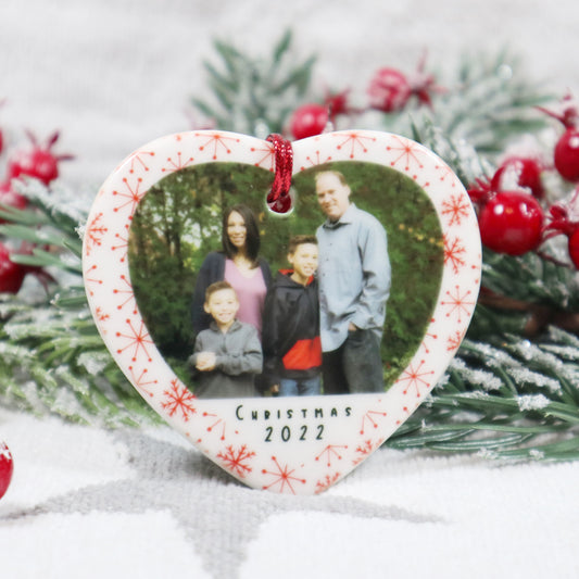 Personalised Photo Christmas Bauble