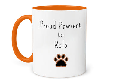 Proud Pawrent Personalised Photo Mug