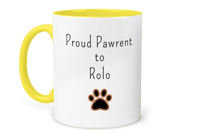 Proud Pawrent Personalised Photo Mug