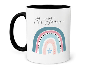 Teacher - Rainbow Personalised Mug