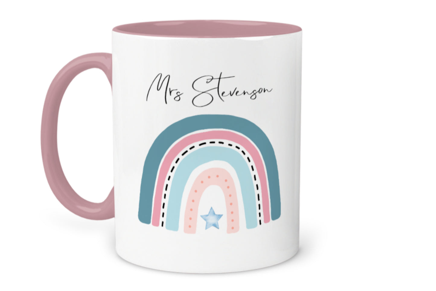 Teacher - Rainbow Personalised Mug