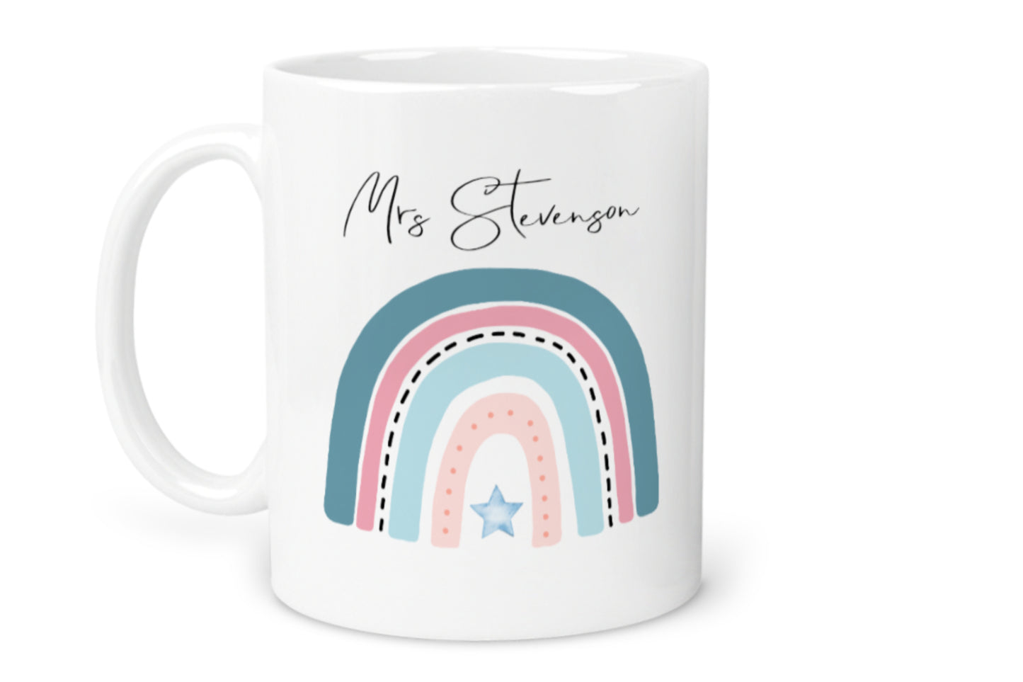 Teacher - Rainbow Personalised Mug