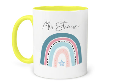 Teacher - Rainbow Personalised Mug