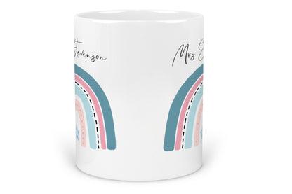 Teacher - Rainbow Personalised Mug