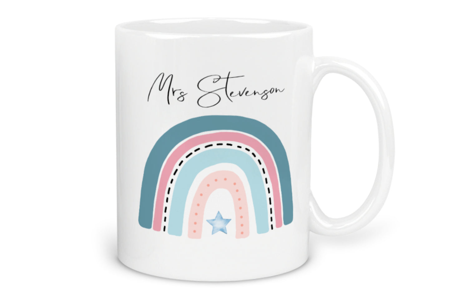 Teacher - Rainbow Personalised Mug