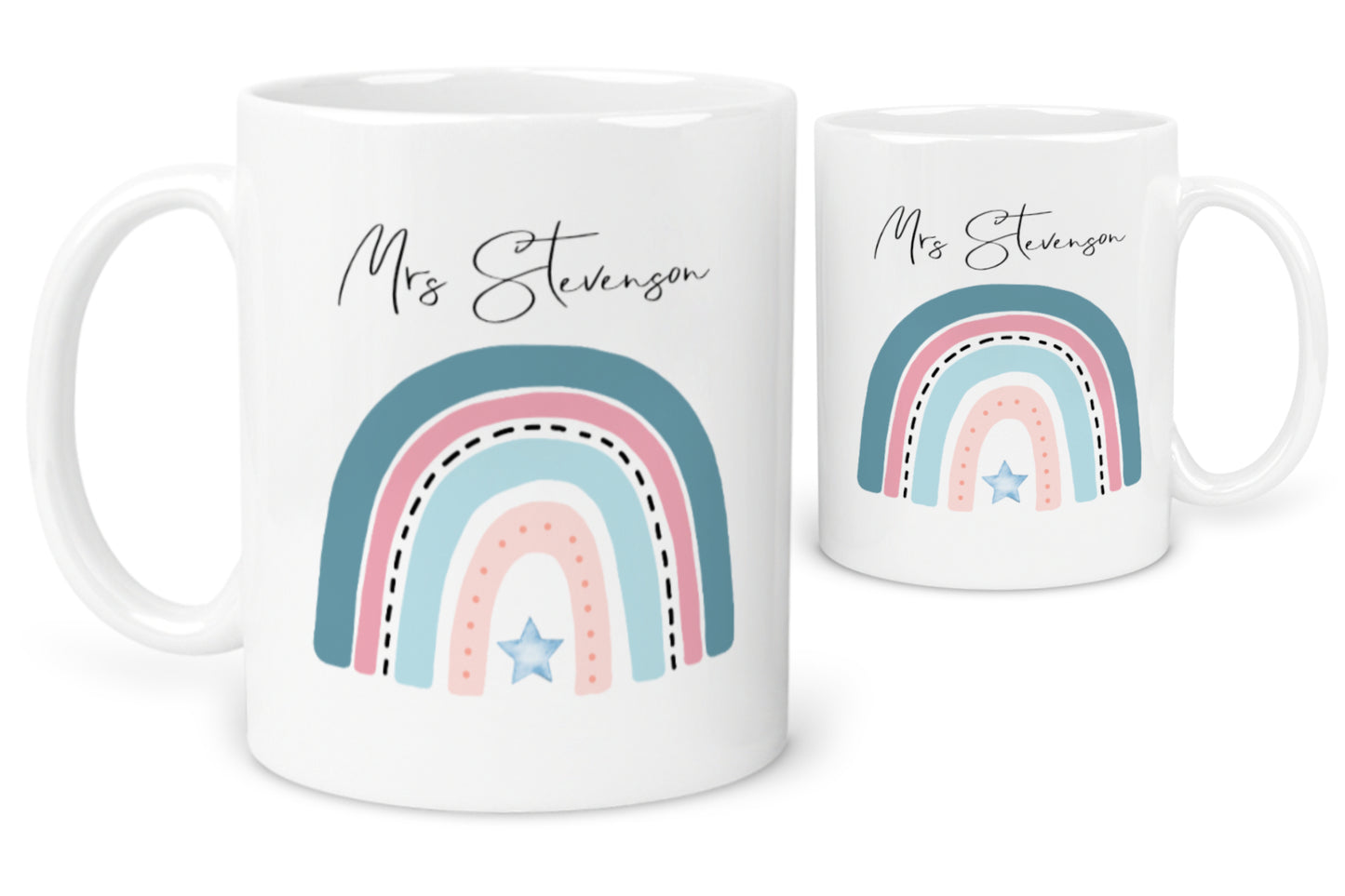 Teacher - Rainbow Personalised Mug