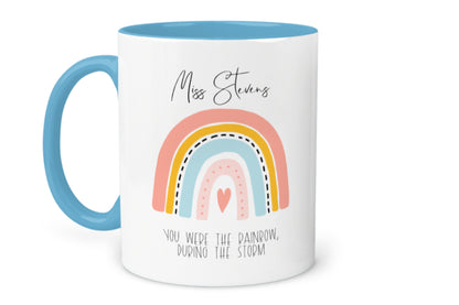 Teacher - Rainbow in a Storm Mug