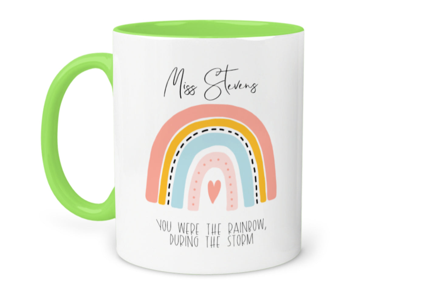 Teacher - Rainbow in a Storm Mug