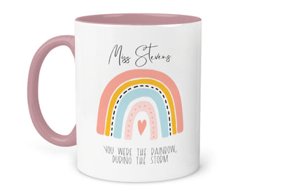 Teacher - Rainbow in a Storm Mug