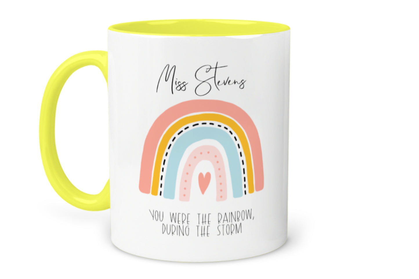 Teacher - Rainbow in a Storm Mug