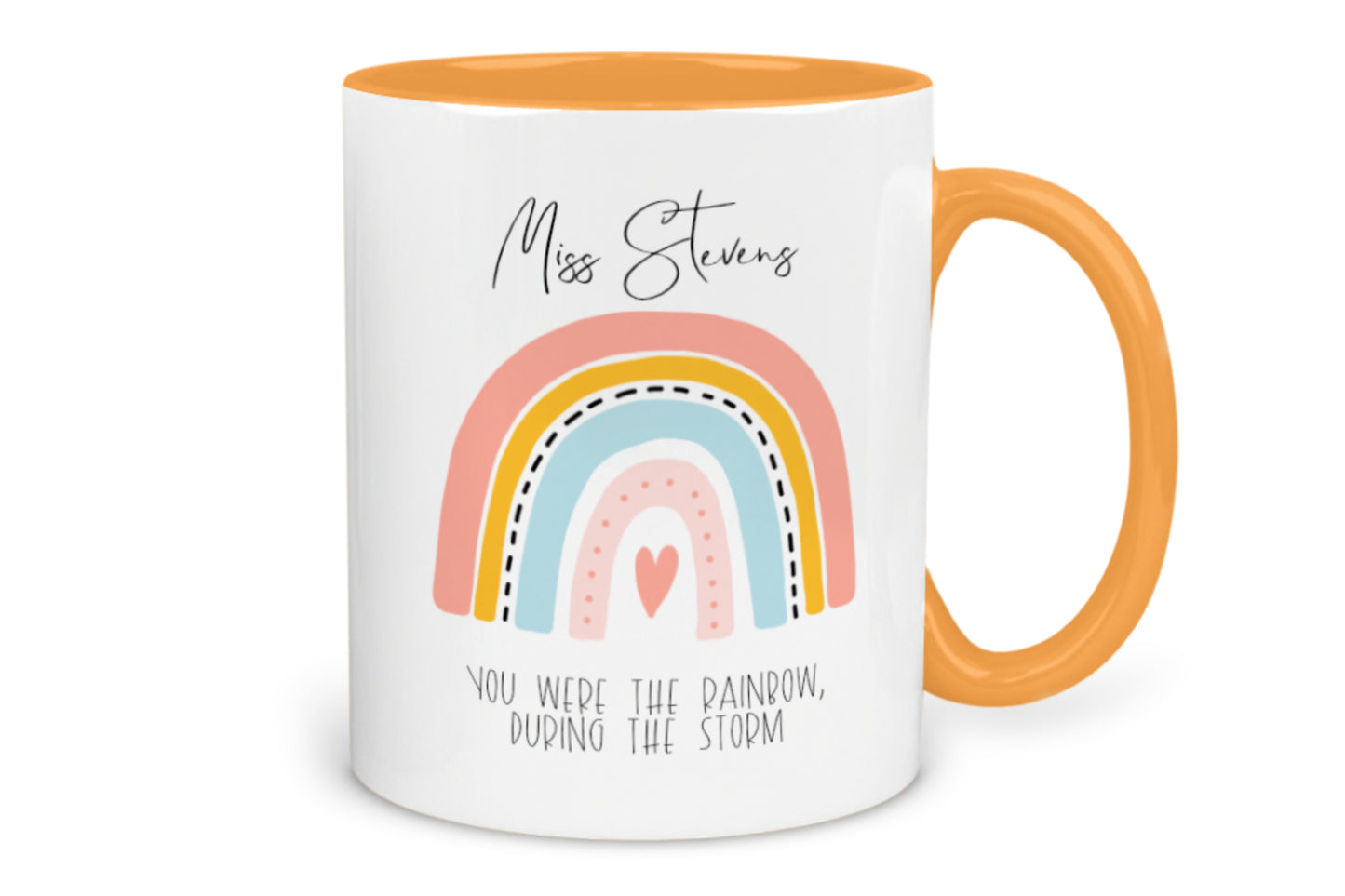 Teacher - Rainbow in a Storm Mug