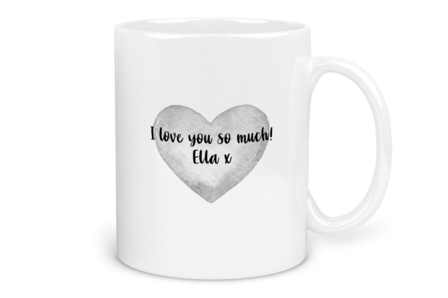 Worlds BEST Dad Message Heart Mug