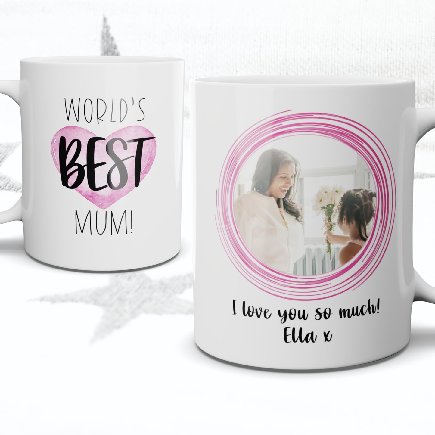 World's Best Mum - Personalised Photo Mug