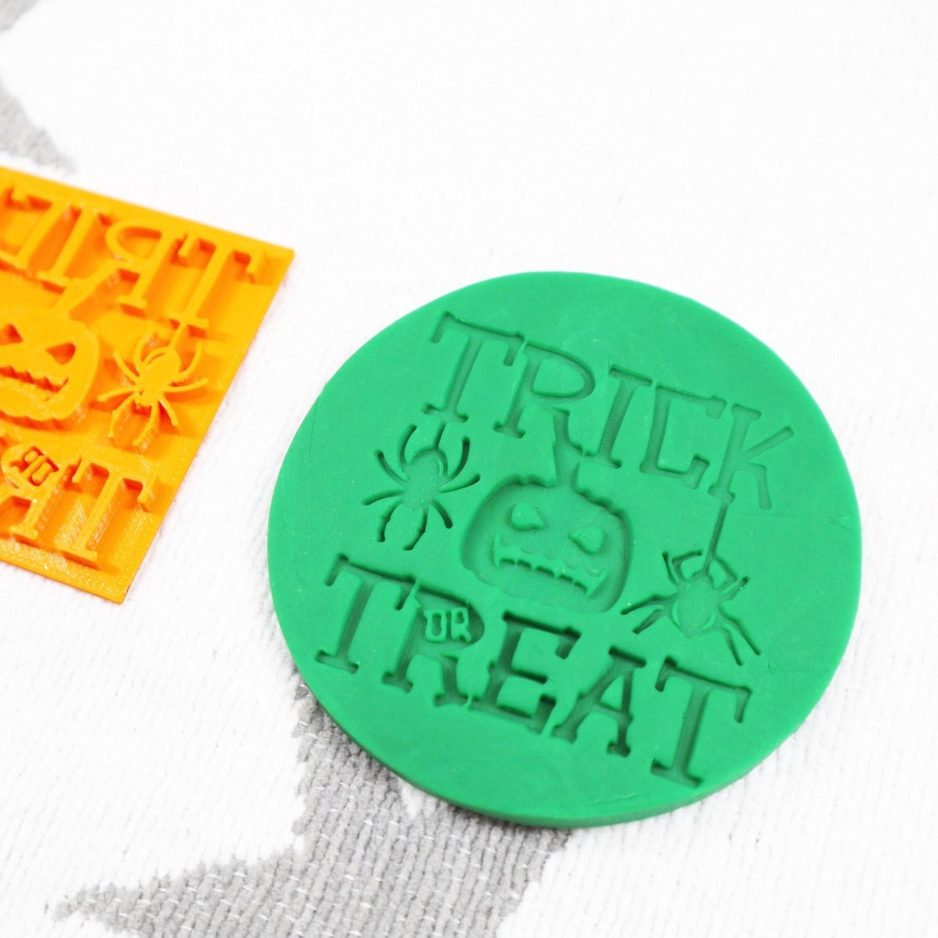 "TRICK or TREAT" Embosser Stamp