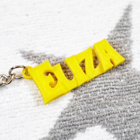 Personalised Keyrings - Straight Spicy Rice Font