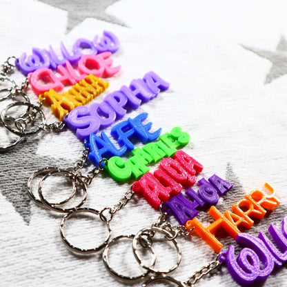 Personalised Keyrings - Creeper Font