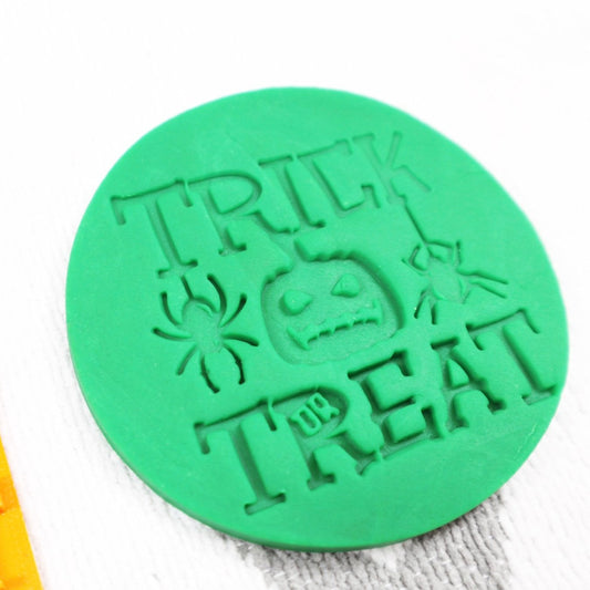 "TRICK or TREAT" Embosser Stamp