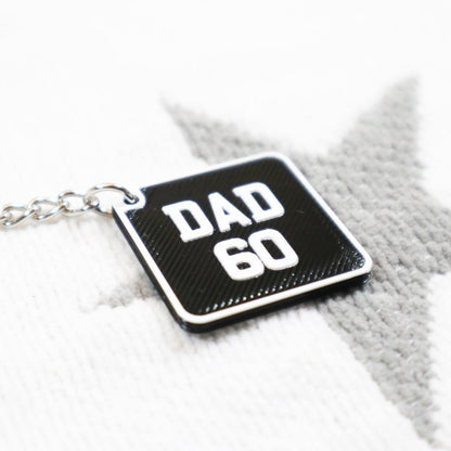 Personalised 3D Square/Motorbike Plate Keyring