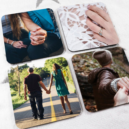 Personalised Photo Coasters x4